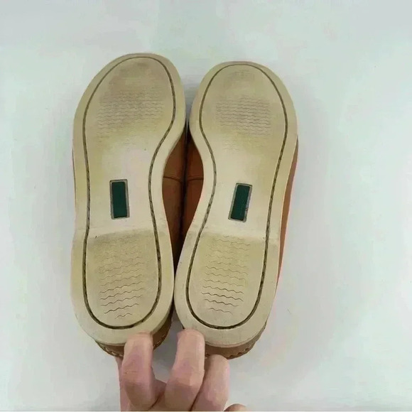 LL Bean mens size 11 Napa leather boat shoes coastal - Picture 7 of 13